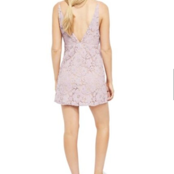 Free People Dangerous Love Lilac Mini Dress 8  NEW - Picture 3 of 9